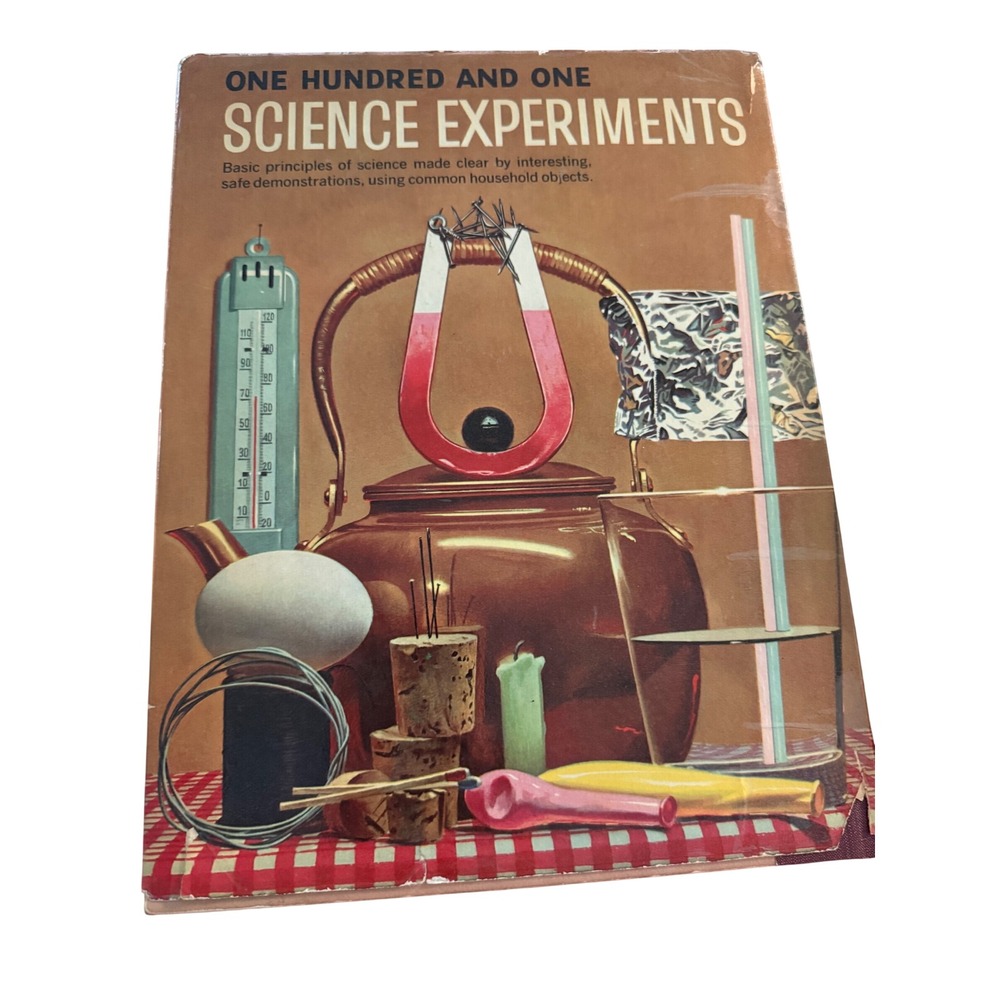 Vintage One Hundred and One Science Experiments Illa Podendorf Hardcover Book